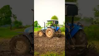 New holland tractor stunts !! New holland modified tractor #holland #tractor #farmer #kisan #stunts