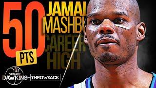 Jamal Mashburn Career HiGH 50 Pts vs Grizzlies | Feb 21, 2003 | VintageDawkins