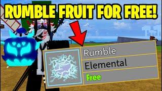 HOW TO GET RUMBLE FRUIT IN BLOX FRUITS FOR FREE!