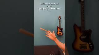 How to twirl a drumstick in 1 minute. #happyhalloween #drummer #tricks