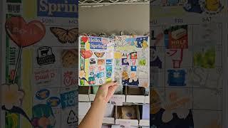 I saved junk every day for a month for this #junkjournal #journaling #hobbies