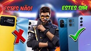 Os 3 MELHORES CELULARES PARA JOGAR FREE FIRE 2024 (Xiaomi, Samsung e Motorola)