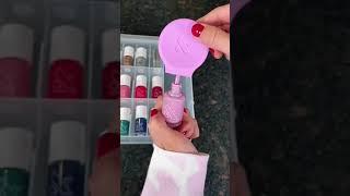 organizing my nail polish! *SATISFYING* #shorts #organization #organize #nailpolish #amazon