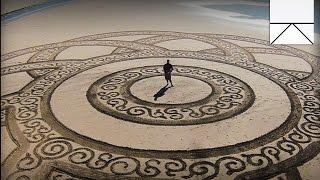 The Mysterious Sand Designs On California's Beaches