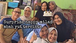 Surprise happy milad Mbah Yut #suprise #happybirthday #happymilad #youtuberngaliyan