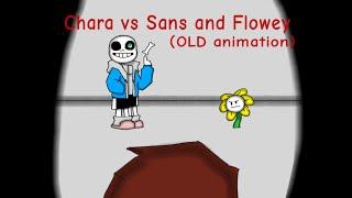 Chara vs sans and flowey Glitchtale REANIMATED (read desc for my appreciation)