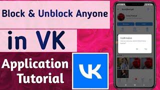 How to Block & Unblock Anyone on VK App