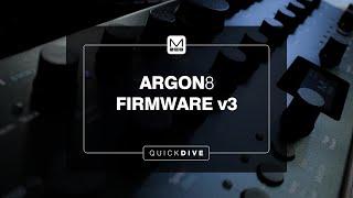 Modal Quick Dive – ARGON8 Firmware v3