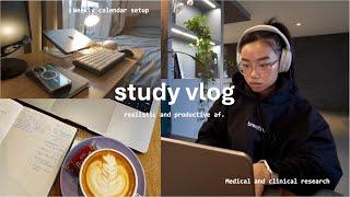 The most PRODUCTIVE study days in my life  | 6:00am days, weekly calendar, cafe studying, meal prep