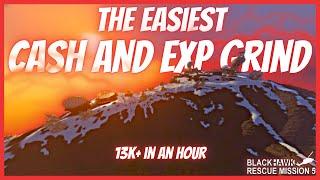 The EASIEST CASH and EXP GRIND | Blackhawk Rescue Mission 5 | ROBLOX