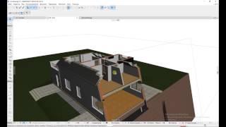 3D-разрез в ArchiCad