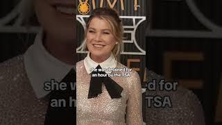 "Grey's Anatomy" star Ellen Pompeo says she was detained by TSA for an hour #shorts
