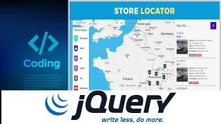 How to add multiple store location with Country,  State, City using filter in jQuery