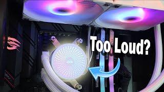 darkFlash Radiant DC-240 White Liquid CPU Cooler Review (Installation + Temperature Test)