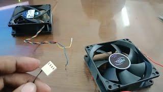 How to Make CPU Cooler fan from Case fan