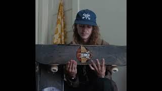 Andy Anderson auctions his darkslide board from Crazy Wisdom