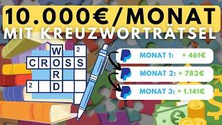 10.000€/Monat mit einfachen KREUZWORTRÄTSELN auf Amazon KDP verdienen