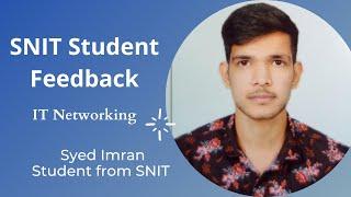 Student Success Story | IT Networking Training | SNIT Training Institute