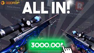 $3000 VS ALL-IN UPGRADE ON GGDROP!!!! NEW GGDROP PROMO CODE