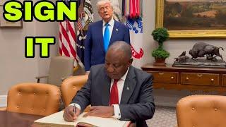 Cyril Ramaphosa vs Donald Trump. Fierce battle. Behind the scenes.