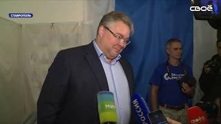 Владимир Владимиров принял участие в голосовании на выборах губернатора Ставрополья