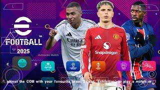 eFootball PES 2025 PPSSPP Download English Version Update New Kits 24/25 & New Transfers HD Graphics