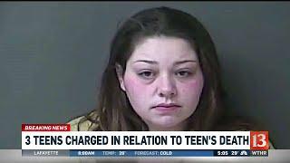 3 teens charged in relation to teen's death