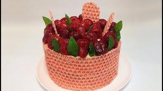 ТОРТ КЛУБНИЧНЫЙ  БАРХАТ (strawberry cake)