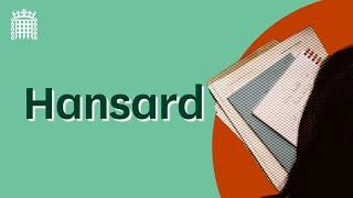 What is Hansard? ️ | House of Commons