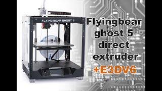 Flyingbear ghost 5 upgrade. Direct extruder+E3DV6.