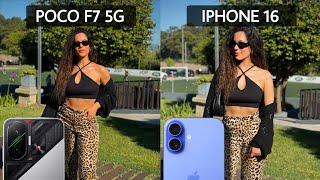Poco F7 5G Vs iPhone 16 Camera Test Comparison