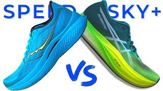 Fascinating: ASICS Metaspeed Sky+ vs Saucony Endorphin Speed 3