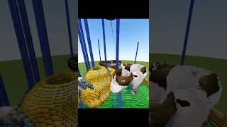 Cow & Windmill ▷ Animal ◁ Falling Block Timelapse Build