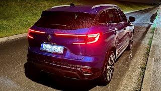 RENAULT AUSTRAL 2023 at night - LED lights, AMBIENT lights & POV (techno mild hybrid)