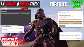 How To Fix CRASHES & FREEZING in Fortnite Chapter 3 Season 3! | Fortntie Crash Reporter Directx 12