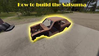 How to build the Satsuma - My Summer Car tutorial