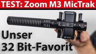 Stereo-Shotgunmikrofon mit internem 32 Bit-Rekorder - das Zoom M3 MicTrak im Praxistest