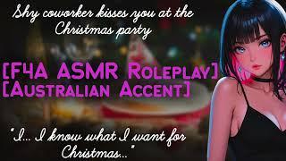 Shy coworker  you at the Christmas party [F4A ASMR Roleplay]