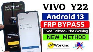 Vivo Y22 Android 13 Frp Bypass | Vivo V2207 Google Account Remove Android 13 New Update | new trick