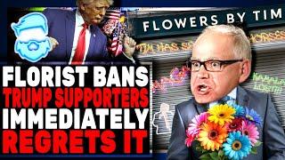 Instant Regret! Trump Supporters BANNED By Woke Florist & It BACKFIRES Spectacularly!