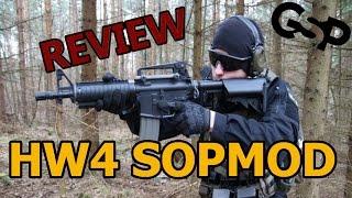 Begadi HW4 Review - HW4 SOPMOD Airsoft Review GSPAirsoft german / deutsch