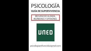 - UNED - RECURSO DE ALZADA - Reuniones varias y opiniones sobre las mismas