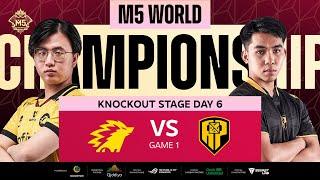 ENG M5 Knockouts Day 6  ONIC vs APBR  Game 1