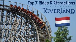 Top 7 Rides & Attractions at Toverland | Sevenum, Netherlands (2022)