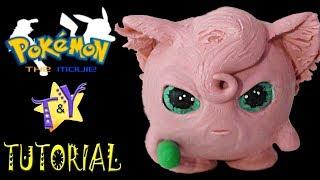 Покемон. Детектив Пикачу. Джиглипаф из пластилина Туториал Jigglipuff from plasticine Tutorial