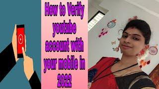 How to Verify youtube account on mobile in Telugu 2022/youtube channel account verification