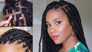 Rubber Band/Crochet Box Braid Method: Beginner Friendly