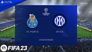 FC Porto V FC Inter | CHAMPIONS LEAGUE 22/23 | PS5 gameplay