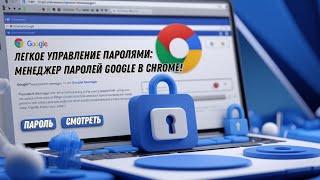 Менеджер паролей Chrome. Как сохранить свои пароли