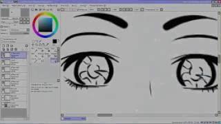 КАК НАРИСОВАТЬ ЛИЦО В СТИЛЕ АНИМЕ МЫШКОЙ (Paint Tool SAI) - Анастасия Метелица